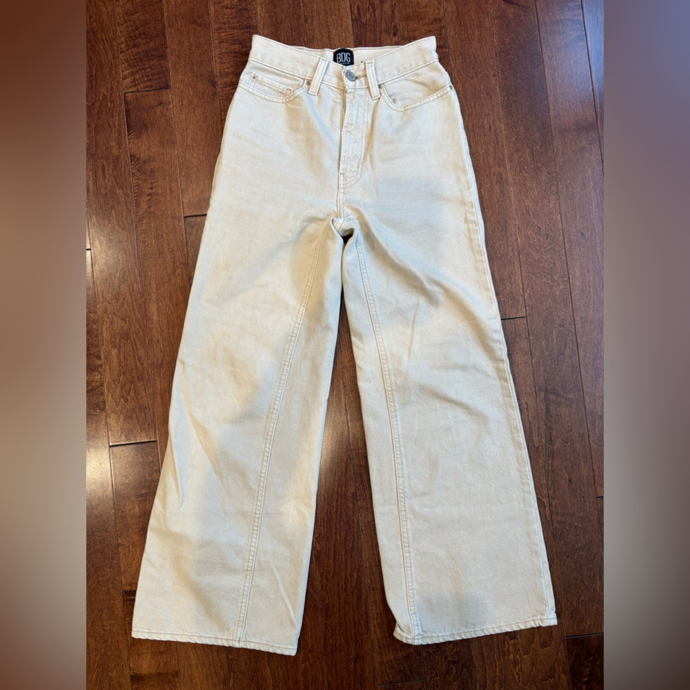 BDG Tan High-Waisted Jeans